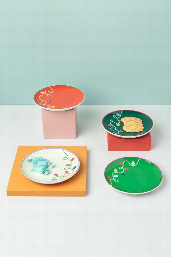 Merry Everything Appetizer Plate Set